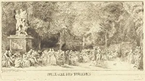 Gabriel Jacques De Saint Aubin Prints: Les chaises [lower half], 1760. Creator: Gabriel de Saint-Aubin