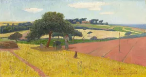 Moret Prints: Les Chaumes en Guidel, 1891. Creator: Moret, Henry (1856-1913)