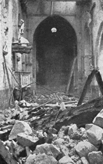 Devestation Prints: Les combats au Nord de la Somme; L'eglise de Curlu