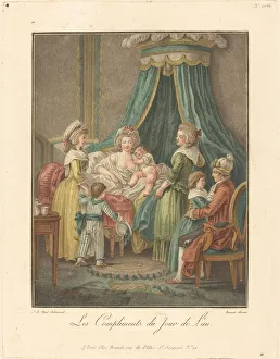 Casual Prints: Les Compliments du jour de l'an. Creator: Louis Marin Bonnet