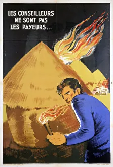 Burning Prints: Les Conseilleurs ne Sont Pas les Payeurs, 1943. Creator: Bedos et Cie Imprimeurs