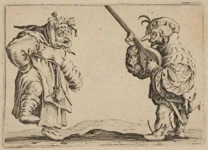 Callote Gallery: Les Danseurs au Luth (The Dancers with a Lute), from Les Caprices Series B, The Nancy Set