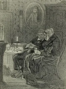 Rops Felicien Prints: Les Derniers Flamands, 1858. Creator: Félicien Rops