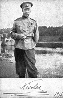 Les derniers jours des Romanof; Le empereur, 1916. Creator: Unknown