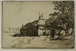 Les Deux Chaumieres, 1907. Creator: Donald Shaw MacLaughlan