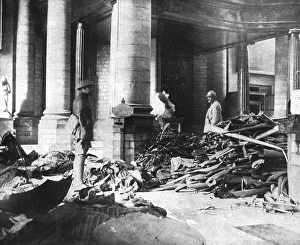 Devestation Prints: Les devastations a Douai; L'interieur de la cathedrale; les vetements sacerdotaux