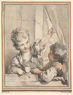 Demarteau Gallery: Les Enfants physiciens. Creator: Gilles Demarteau