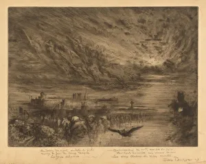 Lix Hilaire Buhot Prints: Les Esprits des Villes Mortes (Spirits from the Cities of the Dead), 1885