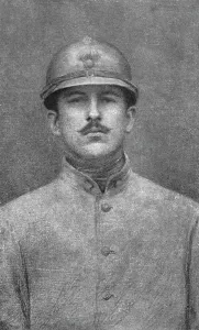 Les Etats-Unis dans la guerre; Le caporal americain Alan Seeger, de la legion étrangere... (1917). Creator: Unknown