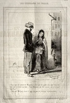 Paul Gavarni French Prints: Les Etudiants de Paris, 1842. Creator: Paul Gavarni (French, 1804-1866)