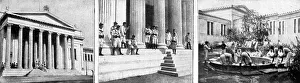 Les evenements d'orient; A Athenes: les marins francais au Zappeion, avant le guet-apens du 1 decem Creator: Unknown