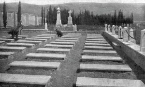 War Dead Prints: Les Evenements de Grece; Nos morts