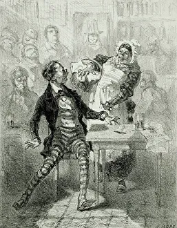 Uylenspiegel Prints: Les Faillites de Cupidon, 1856. Creator: Félicien Rops