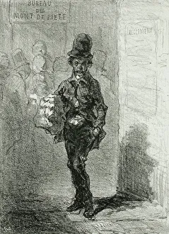 Uylenspiegel Prints: Les Faillites de Cupidon, 1856. Creator: Félicien Rops