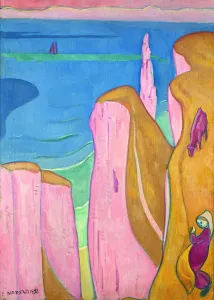 1892 Gallery: Les Falaises d Yport, 1892. Creator: Bernard, Emile (1868-1941)