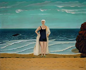 Swimming Suit Prints: Les falaises et la mer (The cliffs and the sea)