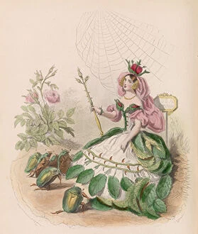 Gerard Gallery: Les Fleurs Animées, 1867. Creator: Charles-Michel Geoffroy