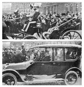 Francis Joseph I Prints: Les Funerailles a La Hofburg, 1914.. Creator: Unknown