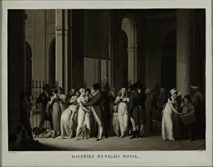 Boilly Gallery: Les Galeries du Palais Royal, 1809. Creator: Boilly, Louis-Léopold (1761-1845)