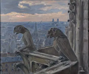 Notre Dame Prints: Les gargouille, Third Quarter of 19th century