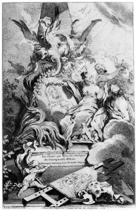 Boucher Prints: Les Graces au Tombeau de Watteau, c1720-1770 (1924) Artist: Francois Boucher