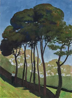 Honfleur Prints: Les Grands Arbres, environs d'Honfleur