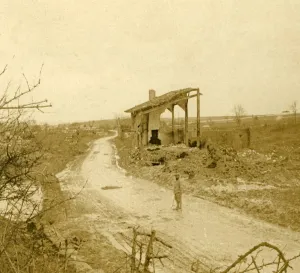 Les Hurlus, northern France, c1914-c1918