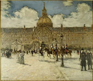 7th Arrondissement Prints: Les Invalides, c1896. Creator: Jean-François Raffaëlli