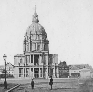 Streetlighting Prints: Les Invalides, Paris, France, late 19th or early 20th century