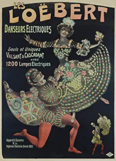 Electricity Prints: Les Loebert, danseurs electriques, c1895-1900. Creator: Galice, Louis (1864-1935)
