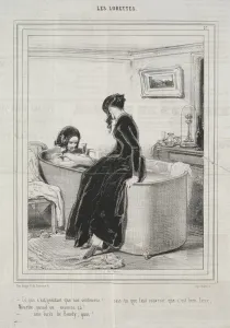 Les Lorettes, 1842. Creator: Paul Gavarni (French, 1804-1866)