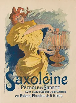 Les Maitres de LAffiche: Pl. 13, Saxoleine, 1895. Creator: Jules Cheret (French