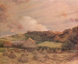 Les Meules, c1885. Artist: Jean-Charles Cazin