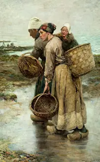 Gathering Prints: Les Moulieres, Villerville, c1902. Creator: Robert McGregor