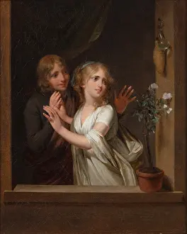 Relationship Prints: Les Papillons (The Butterflies). Creator: Boilly, Louis-Leopold (1761-1845)