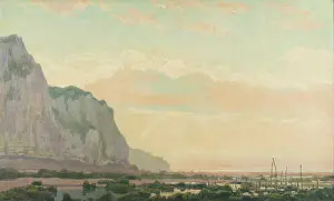 Giverny Prints: Les Pecheries. Falaises de Pourville