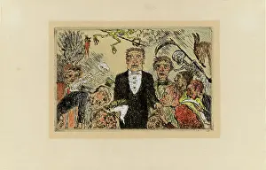 Depts Prints: Les Peches Capitaux (The Deadly Sins), 1888-1904. Creator: Ensor, James (1860-1949)