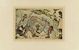 Depts Prints: Les Peches Capitaux (The Deadly Sins), 1888-1904. Creator: Ensor, James (1860-1949)