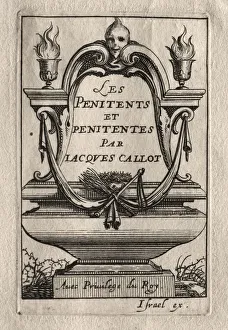 Les Penitents: Frontispiece. Creator: Abraham Bosse (French, 1602-1676); Jacques Callot (French