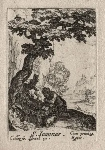 Les Penitents: St. Jean Baptiste. Creator: Jacques Callot (French, 1592-1635)