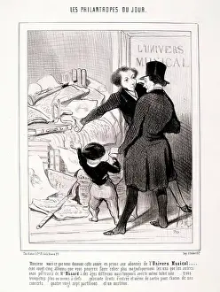 Customer Prints: Les Philantropes du Jour. Monsieur voici que nous donnons cette annee