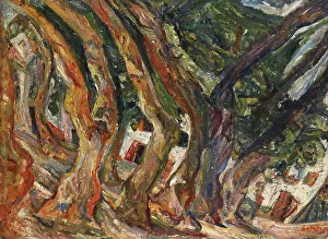 0 Russia Prints: Les platanes a Ceret