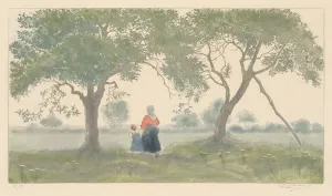 Les Pommiers, 1902. Creator: Eugene Delatre (French, 1864-1938)