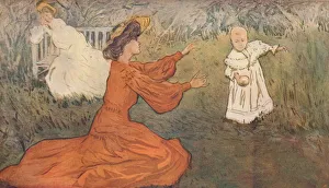 Care Prints: Les Premiers Pas (first steps), c1875-1906, (1906). Artist: Allan Osterlind