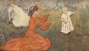 Care Gallery: Les Premiers Pas (first steps), c1875-1906, (1906). Artist: Allan Osterlind