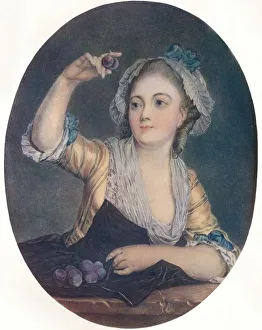 Plum Prints: Les Prunes, c18th century. Artist: P Davesne