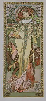 Les quatre saisons: L Automne, 1900. Creator: Mucha, Alfons Marie (1860-1939)