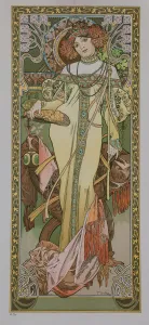 Les quatre saisons: L Automne, 1900. Creator: Mucha, Alfons Marie (1860-1939)