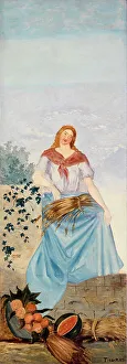 Four Seasons Prints: Les quatre saisons - L'été, c.1860. Creator: Paul Cezanne