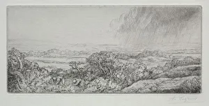 Les Ramasseurs des Champignons. Creator: Alphonse Legros (French, 1837-1911)